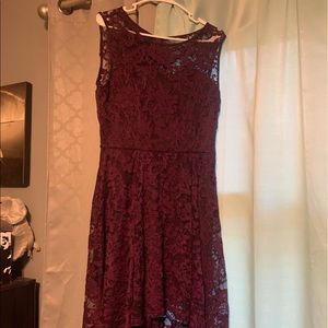 Plum Purple Bridesmaid Dress